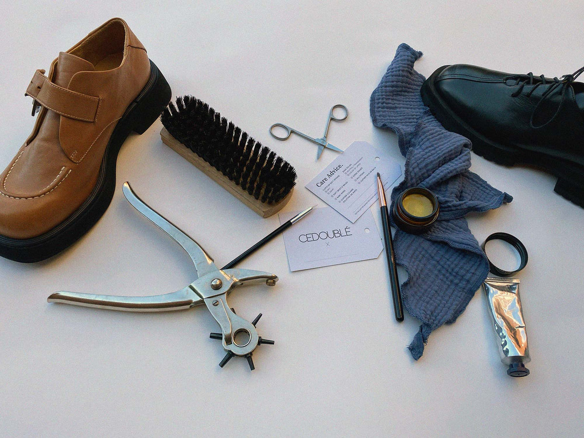 Shoe care products by Cedoublé
